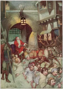 Entering Prints: Father Christmas Enters by the City Gate