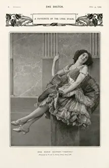 Resting Prints: A Favourite of the Lyric Stage - Miss Marie Dainton Resting Date: 1904