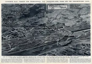 Canal Prints: Favourite RAF targets in Germany by G. H. Davis