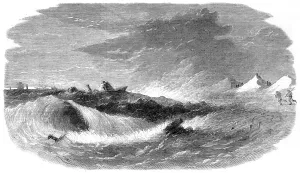 Images Dated 8th July 2004: Federal Ironclad Keokuk off Charleston Harbor, 1863