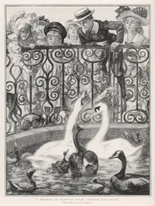 Feeding Prints: Feeding the Swans / 1901