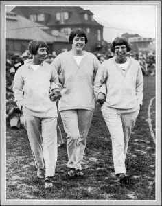 Sweater Prints: Female athletes in Ilford