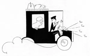 Jobs Prints: Female taxi drivers, WW1 by Annie Fish
