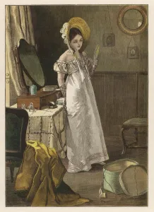Bonnet Prints: Female Types / Girl 1830