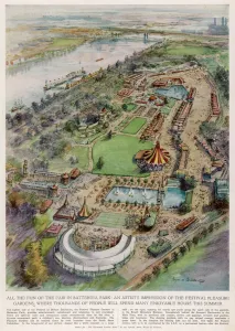 Gardens Prints: Festival Pleasure Garden