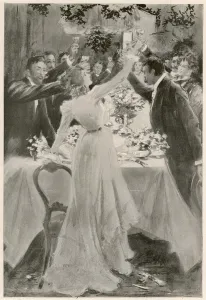 Toasting Prints: Festive Toast / Iln / 1899