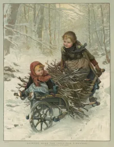 Tradition Prints: FETCHING FIREWOOD 1886