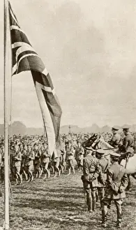 Forces Prints: Field-Marshal Lord French inspecting soldiers in Hyde Park