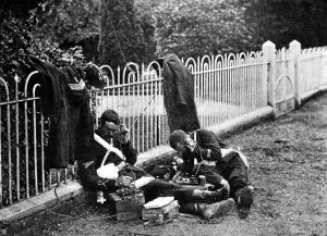 Manoeuvres Prints: Field telegraph