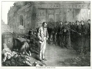Paris Prints: Fighting at the Barricades; Paris Commune 1871
