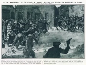 Street Prints: Fighting in the Marrowbone area of Belfast