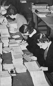 Rationing Prints: Filling in ration books