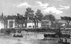 Chelsea Prints: The Finish of the Race for Doggetts Coat and Badge, London