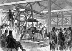 Atlantic Prints: Finishing of the manufacture of the Atlantic Telegraph Cable