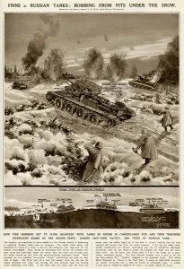 Hiding Prints: Finns v. Russian tanks by G. H. Davis