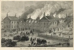 Disasters Prints: Fire at Clumber House