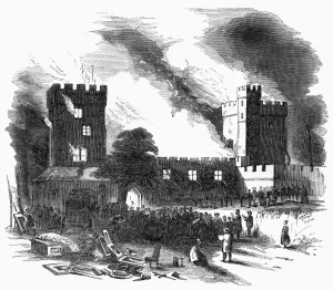 Accident Prints: Fire at Naworth Castle