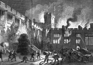 Accident Prints: Fire at Naworth Castle