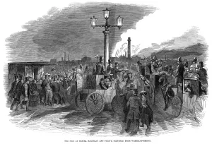 Spectacle Prints: Fire on the Westminster Road, London
