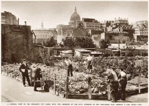 Firefighter Prints: Firemens Farm in the Heart of the City WWII