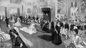 Viceroy Prints: First Drawing Room of the Dublin Season, 1908