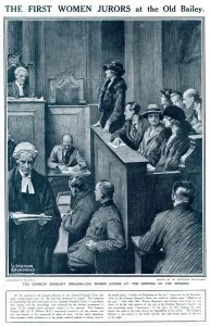 Opening Prints: First female jurors at the Old Bailey 1921