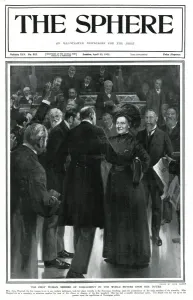 March Prints: First female member of Parliament, Anna Rogstad, April 1911