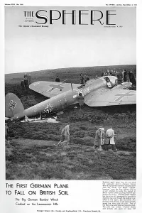 Crash Prints: First German plane to fall on British soil, 1939