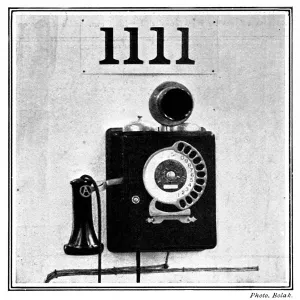 Numbers Prints: The First Modern Telephone, 1909