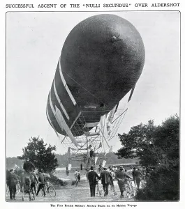 Early Prints: First Powered Airship - British Army Dirigible No 1