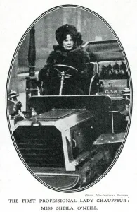 December Prints: First professional female chauffeur 1909