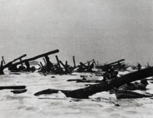 1944 Prints: The First Seaborne Troops to Land in France, 1944