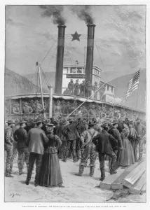 Dawson Prints: First Shipload of Gold