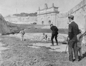 April Prints: The first tee at the Royal Malta Golf Club