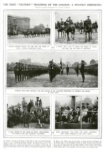 June Prints: The first victory trooping of the colour, 1919