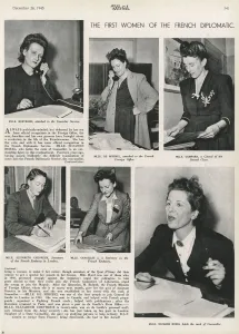 Forties Prints: The First Women of the French Diplomatic (Service)