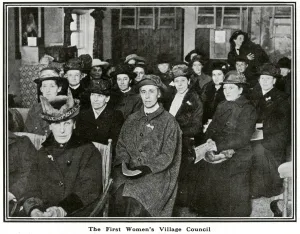Village Prints: First womens village council in Findon, Sussex, May 1918