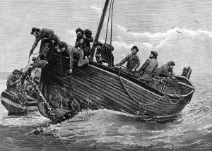 May Prints: Fishing Up Lost Anchors, June 1885