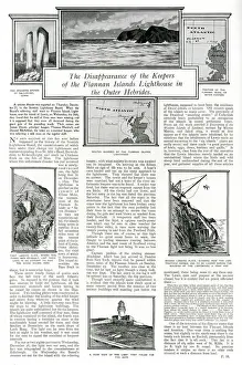 1901 Prints: Flannan Islands Lighthouse Keepers Disappearance 1901