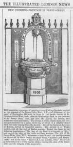Fountain Prints: Fleet Street drinking fountain