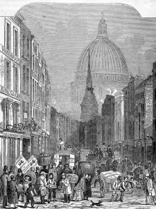 Ludgate Prints: Fleet Street, London, c. 1848