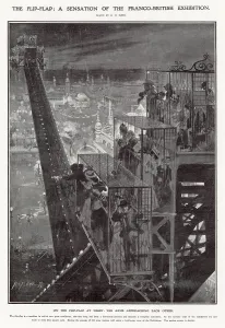 White Prints: Flip-Flap ride at the Franco-British Exhibition 1908