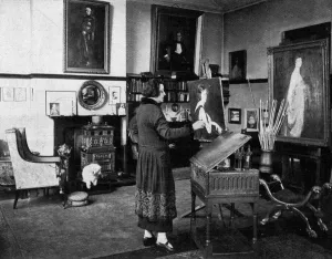 Mar18 Prints: Flora Lion in her studio