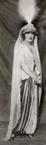 Americans Prints: Florence Gould in costume for the Perian Gala, Juan les Pins