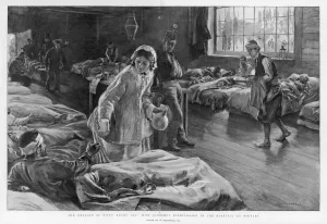 1854 Prints: Florence Nightingale