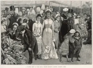 Pla Nts Prints: Flower show 1880