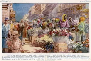 Selling Prints: Flower Sellers - Cape Town, South Africa