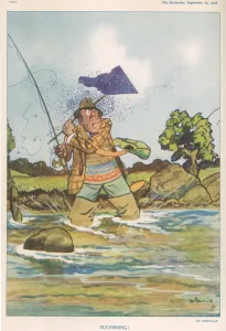 Fishing Prints: Fly-fishing! By D Egville