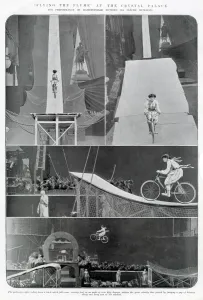 Mademoiselle Prints: Flying the Flume at Crystal Palace 1904