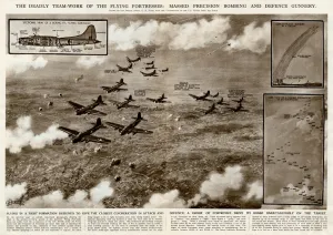 Gunners Prints: Flying Fortresses by G. H. Davis